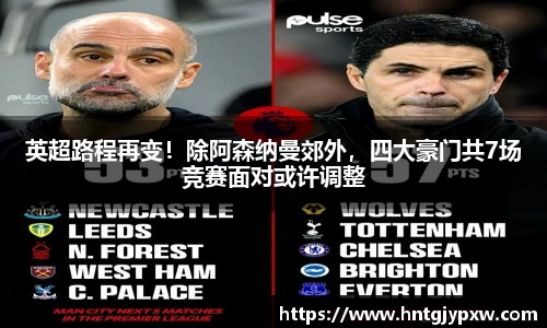 英超路程再变！除阿森纳曼郊外，四大豪门共7场竞赛面对或许调整